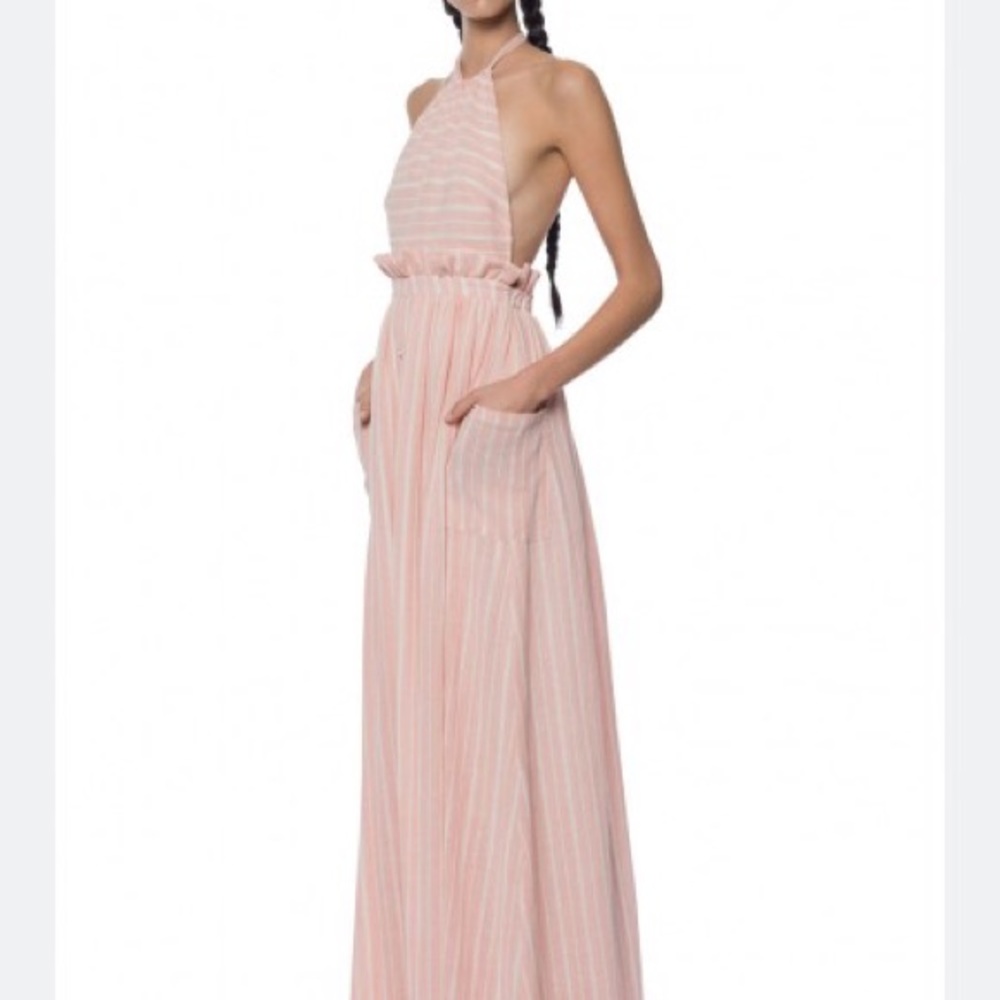 Mara Hoffman pink maxi dress